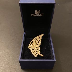 Swarovski Butterfly Wing Ring Size 8